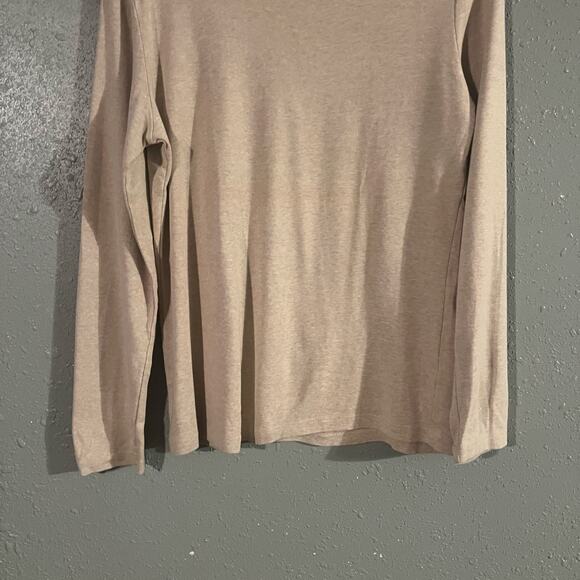 VTG Jones New York Sport Women's Beige XL Long Sleeve 100% Cotton Top Workwear - Picture 6 of 7